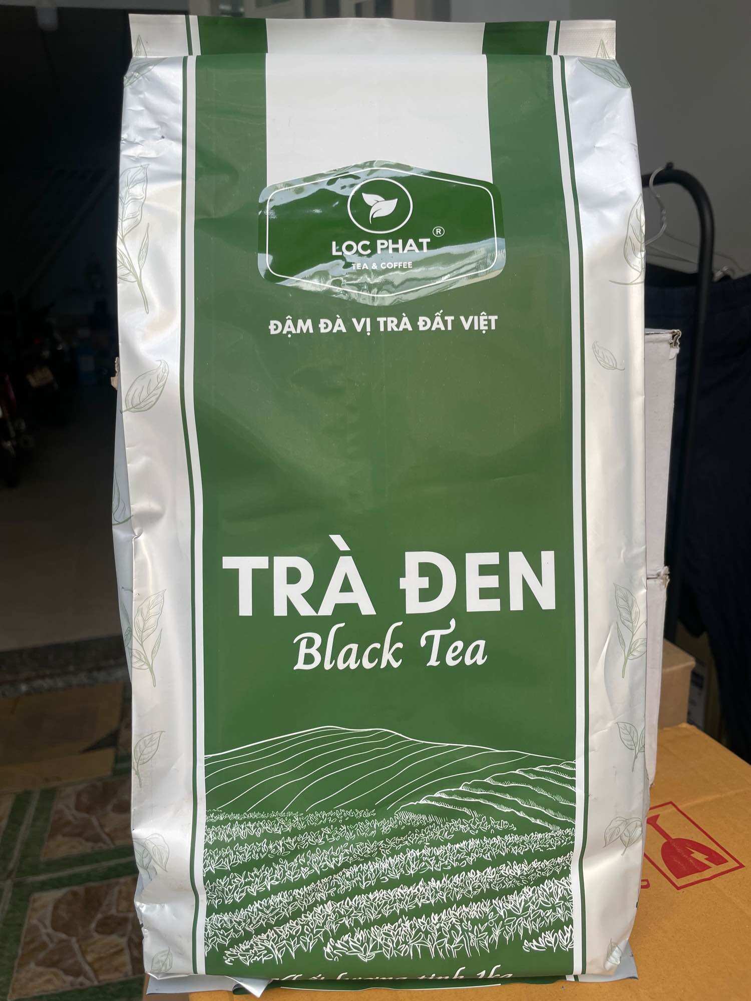 Trà đen lộc phát 1kg pha trà, trà trái cây, trà sữa - mẫu mới chính hãng