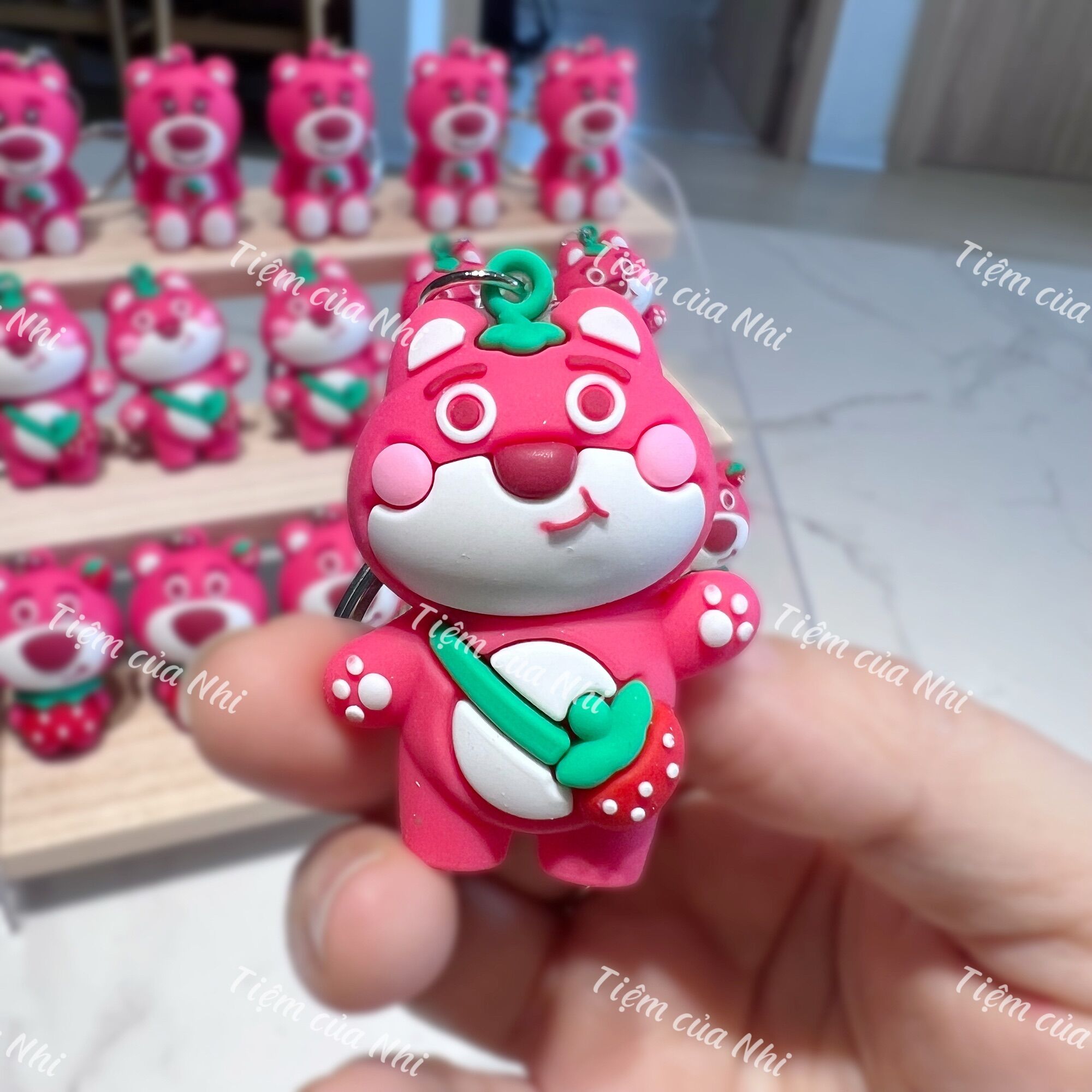 MÓC KHÓA GẤU DÂU LOTSO