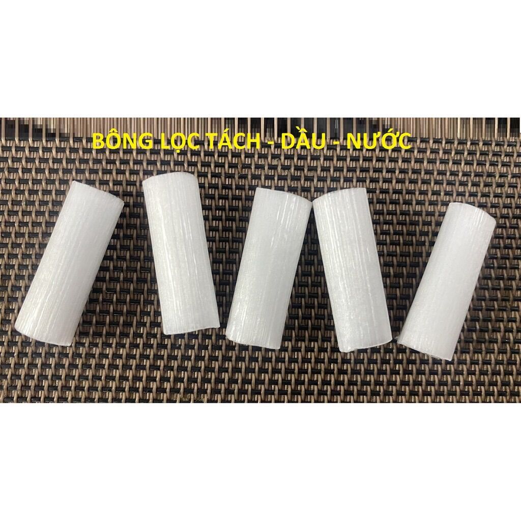 Bộ 5 cái bông tách dầu, nước, lọc ẩm thay thế cho các bầu lọc ẩm của bơm tay cao áp