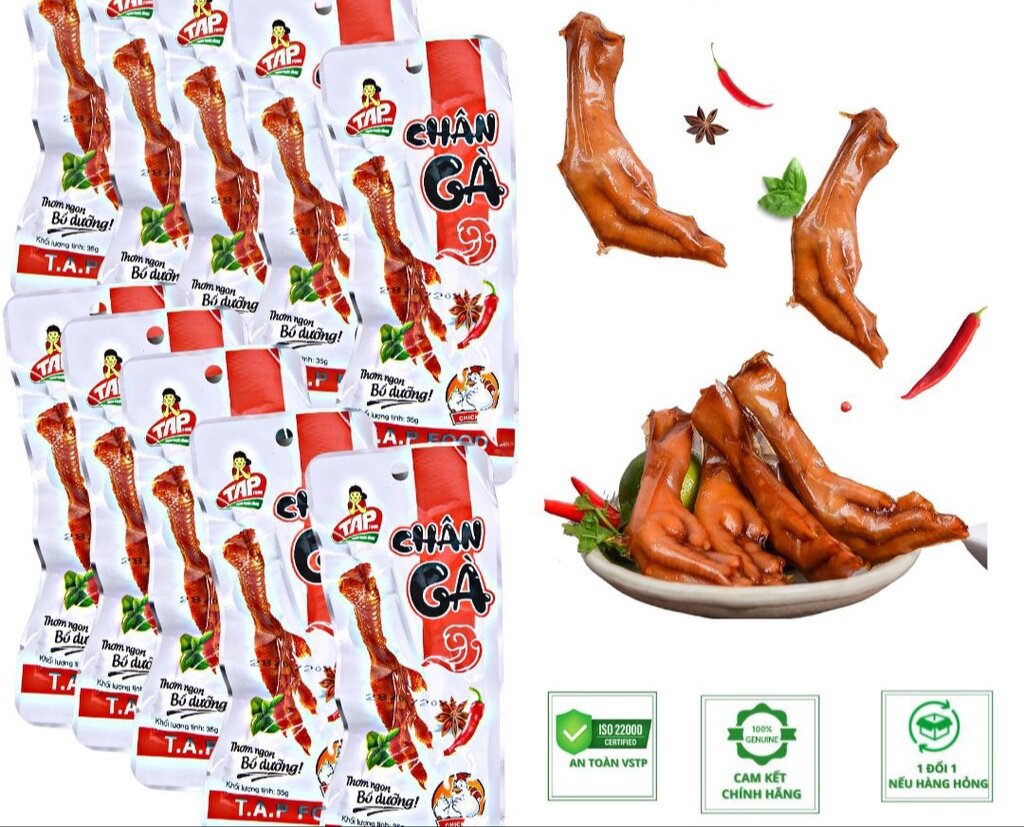15 chân gà tap food 35gr vị tứ xuyên