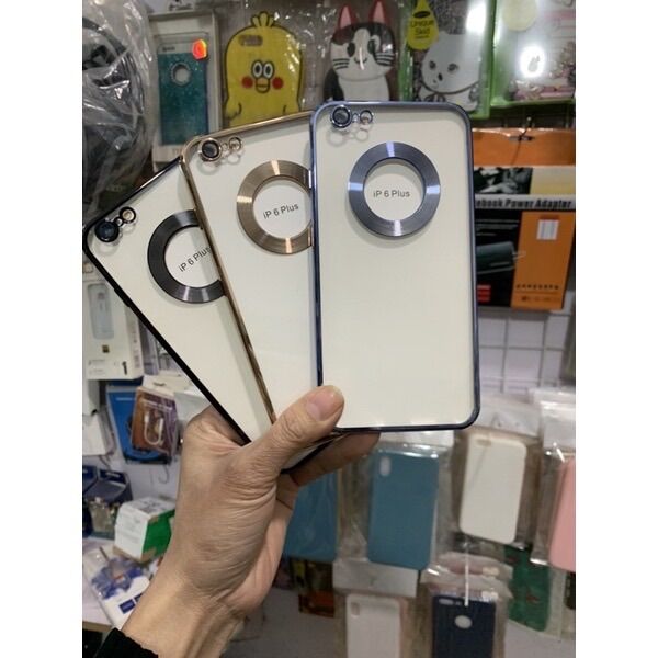 Ốp hở táo viền vuông cao cấp iphone 6 plus , 6s plus , 6plus , 6splus
