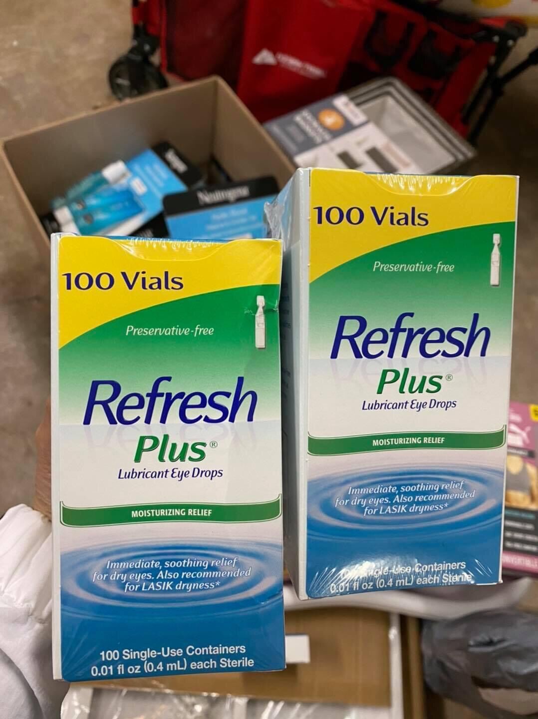 Nước nhỏ mắt nhân tạo refresh plus lubricant eye drops