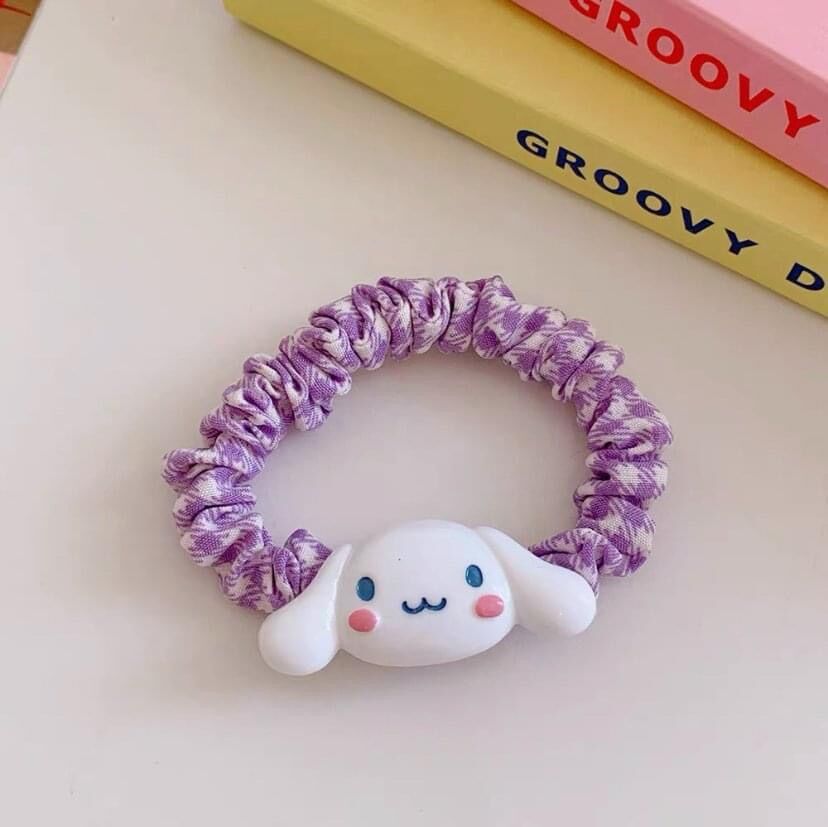 cột tóc nhúng kiểu hoạt hình dễ thương
