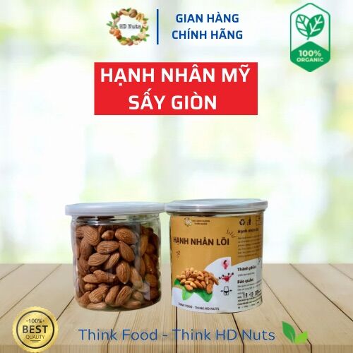 [Freeship + quà tặng] Hạnh nhân lõi Mỹ sấy giòn