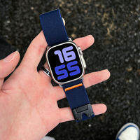 FENKAN | Dây Đeo Đồng Hồ Thoáng Khí Nylon Dài Co Dãn cho Apple Watch Series 10/S9/8/7/6/5/4/3SE và Ultra 1/2