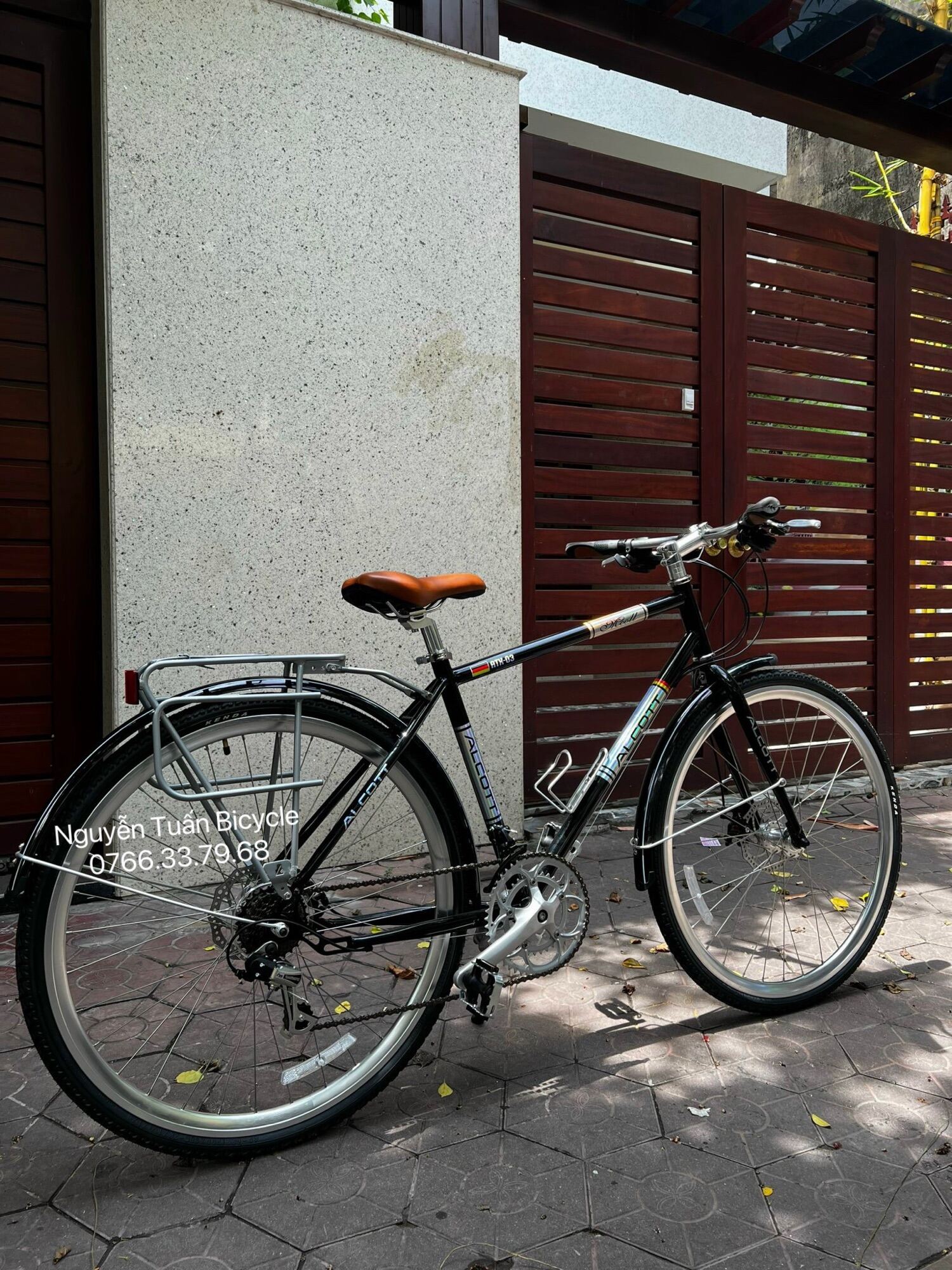 Xe Đạp Alcott Cổ Điển,vành 700c lốp nhỏ