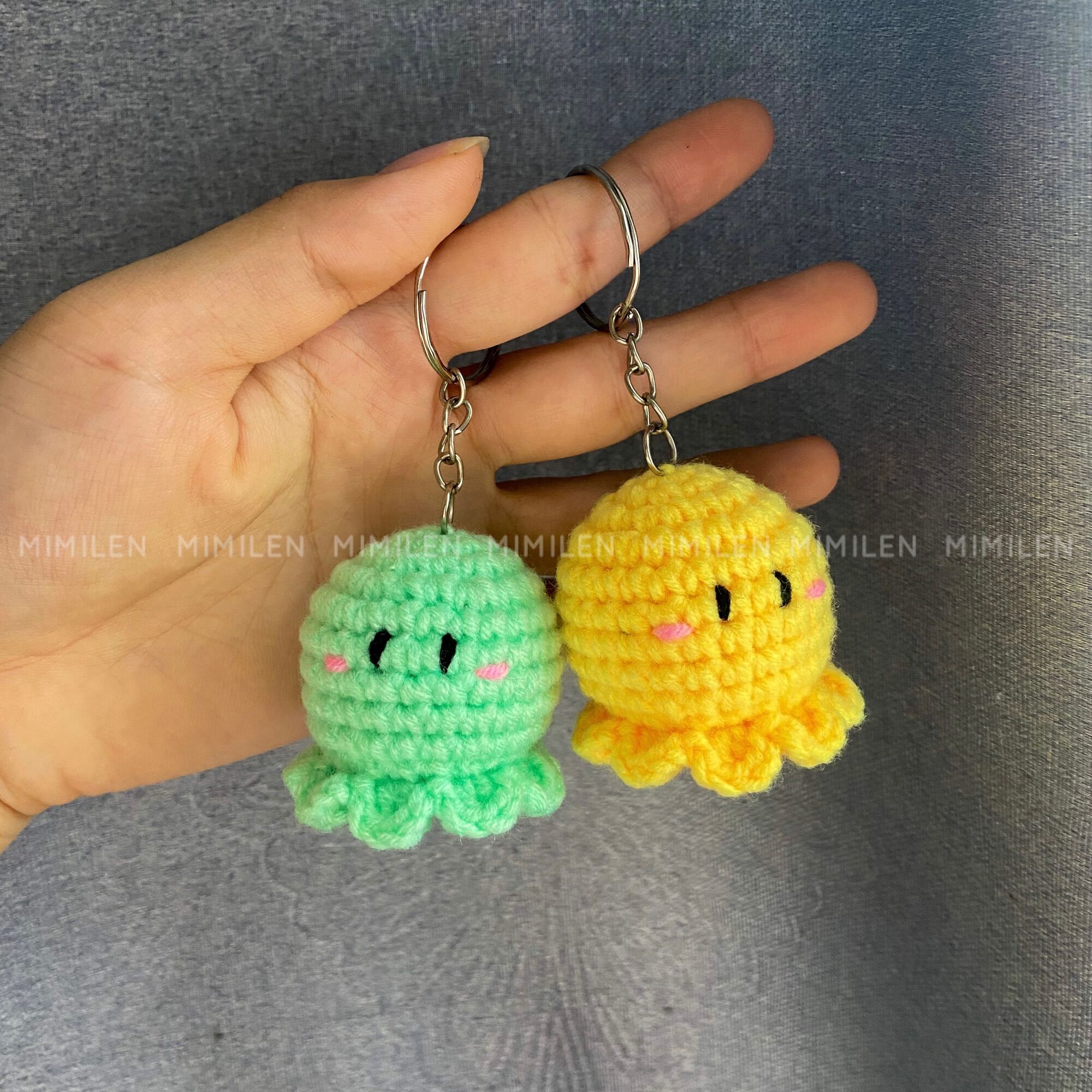 [Mimi_len29] Móc khoá bạch tuộc mini - octopus keychain