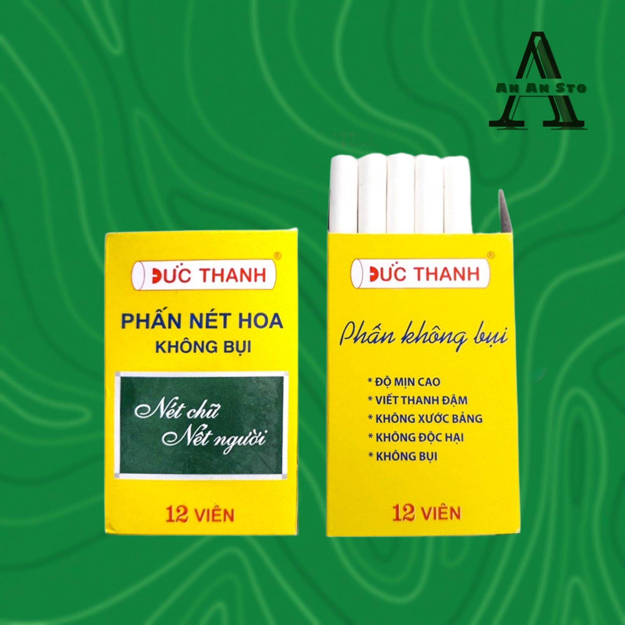 PHẤN TRẮNG - PHẤN MÀU KHÔNG BỤI - 1 HỘP
