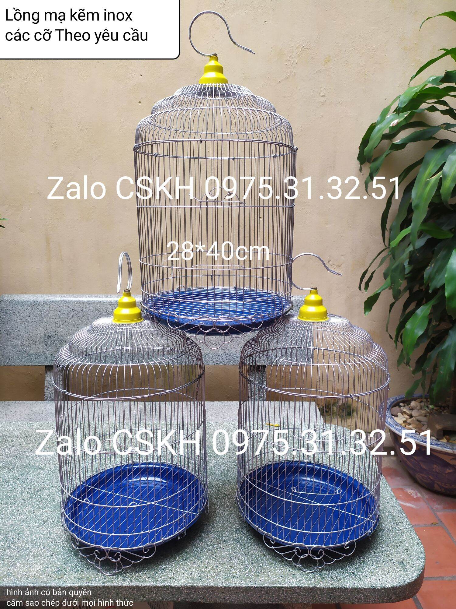 Lồng nuôi chim chào mào choè mi khướu
