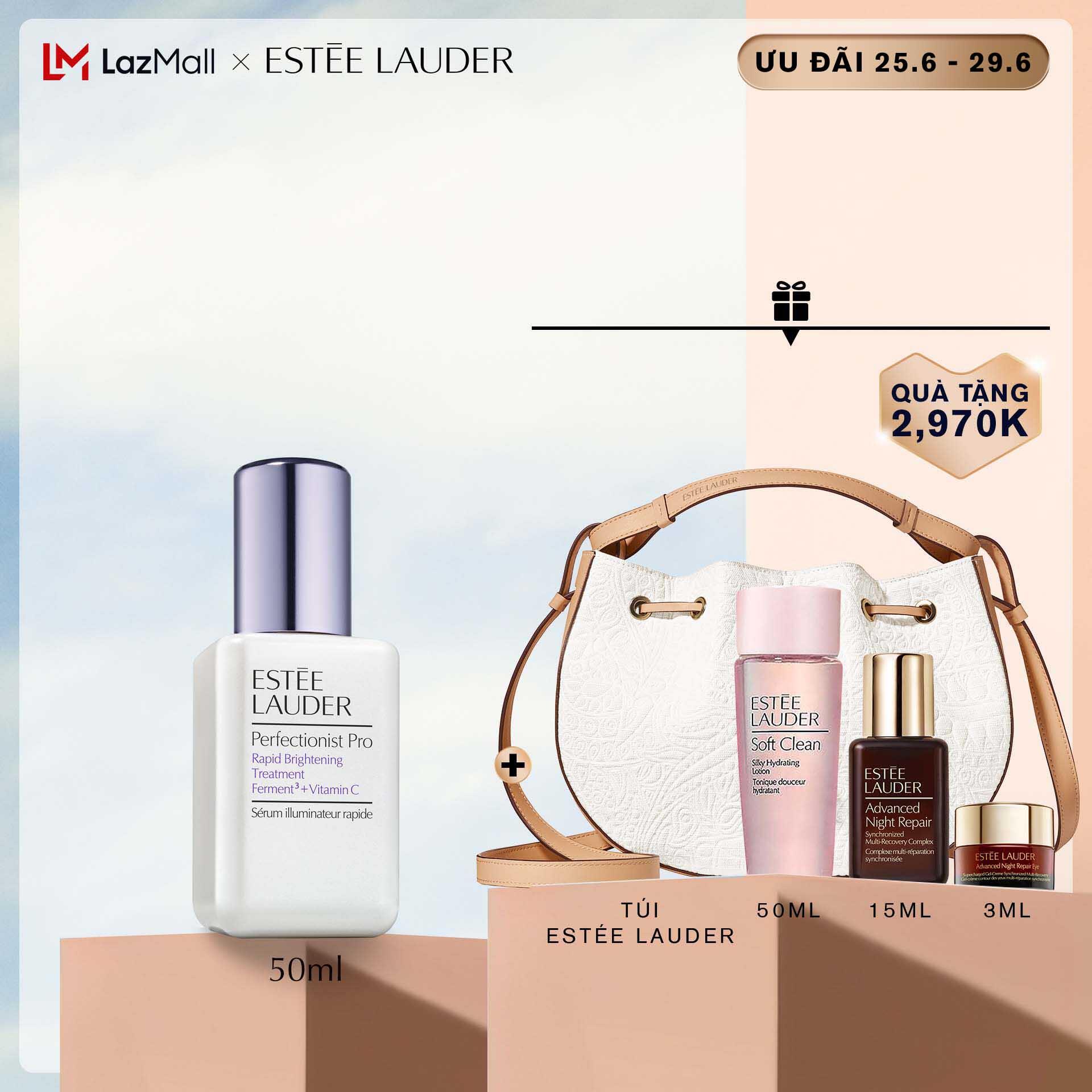 Serum/Tinh chất Estee Lauder Perfectionist Pro Rapid Brightening Treatment with Ferment³ + Vitamin C 50ml • Dưỡng trắng hồng và khắc phục sạm nám