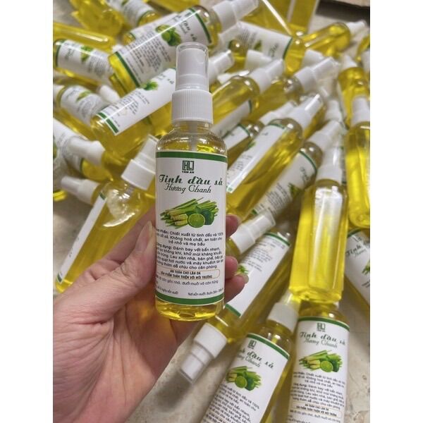 100ml Tinh dầu chanh sả xịt phòng