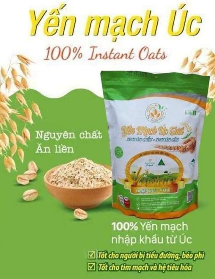 Yến mạch úc tươi loại 1 - loại 1kg