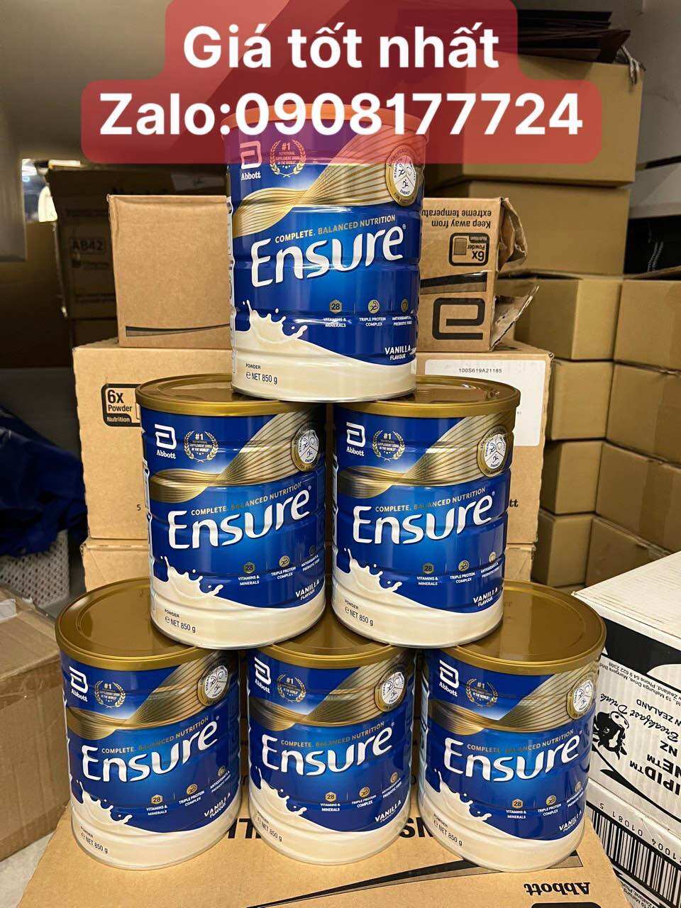 [ HCM ] Sữa bột Ensure Úc 850g - Sữa bột ensure mỹ 397g