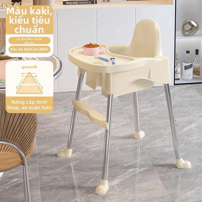 SHANNAIER | Ghế Ăn Dặm Bé Đa Năng Gấp Gọn Di Động