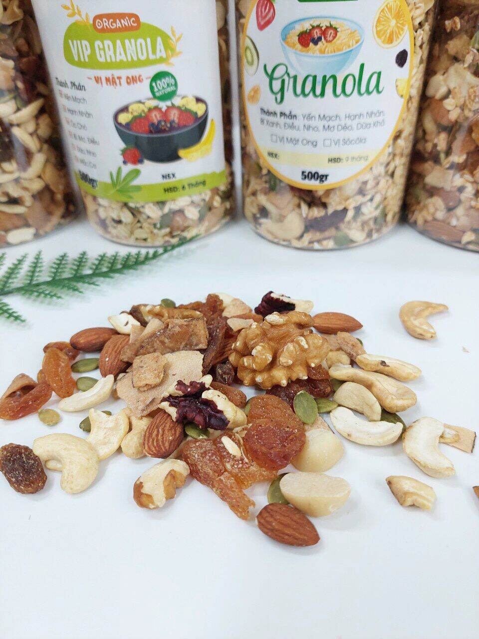 GRANOLA NGŨ CỐC ĂN KIÊNG 100% HẠT ( KHÔNG YẾN MẠCH)