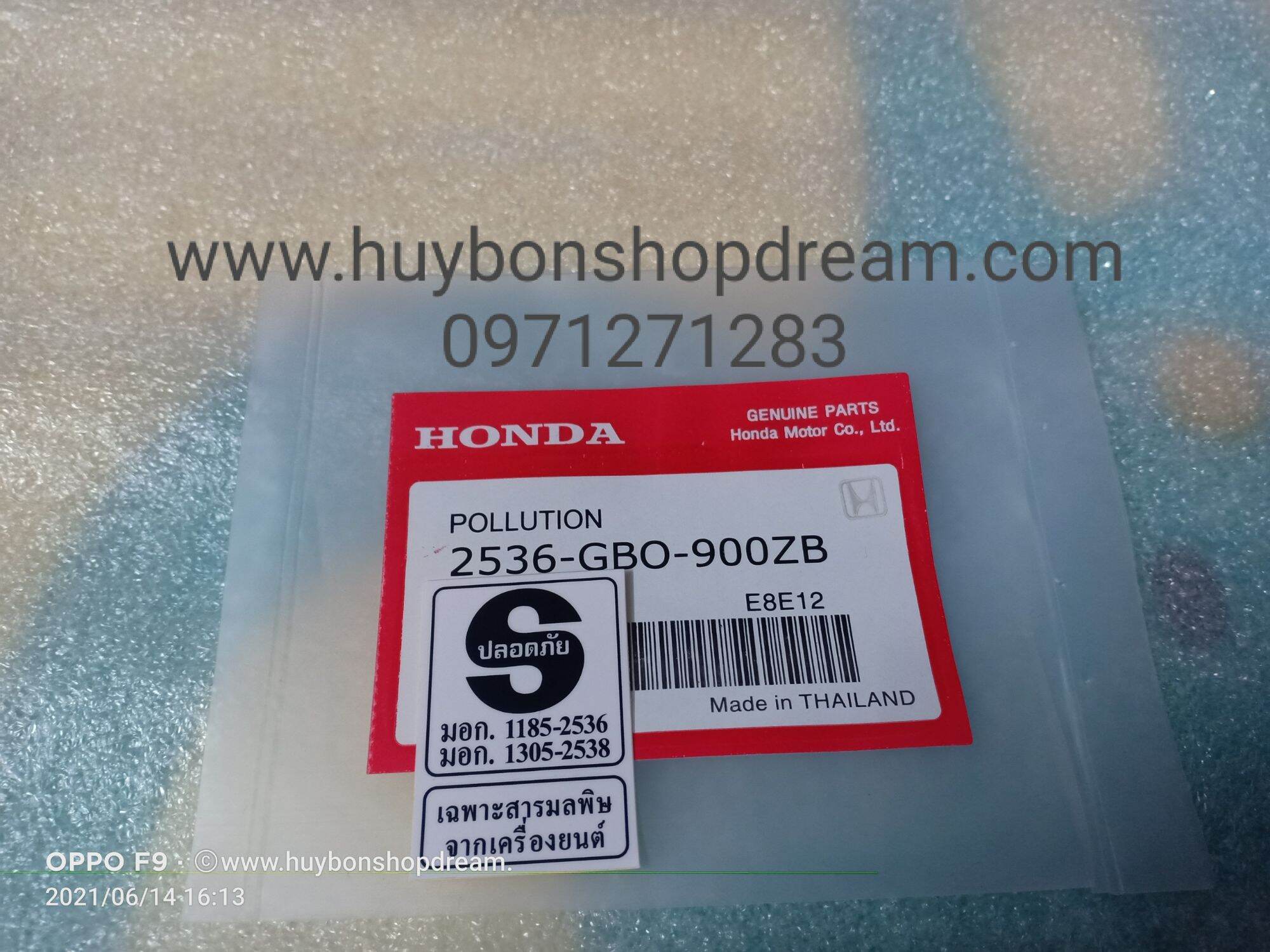 Bộ tem thông số Thái zin mới xe Dream