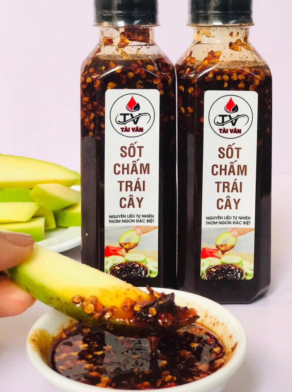 Sốt chấm trái cây Tài Vân,sốt chấm thần thánh,sốt chấm xoài,cóc,ổi,mận...