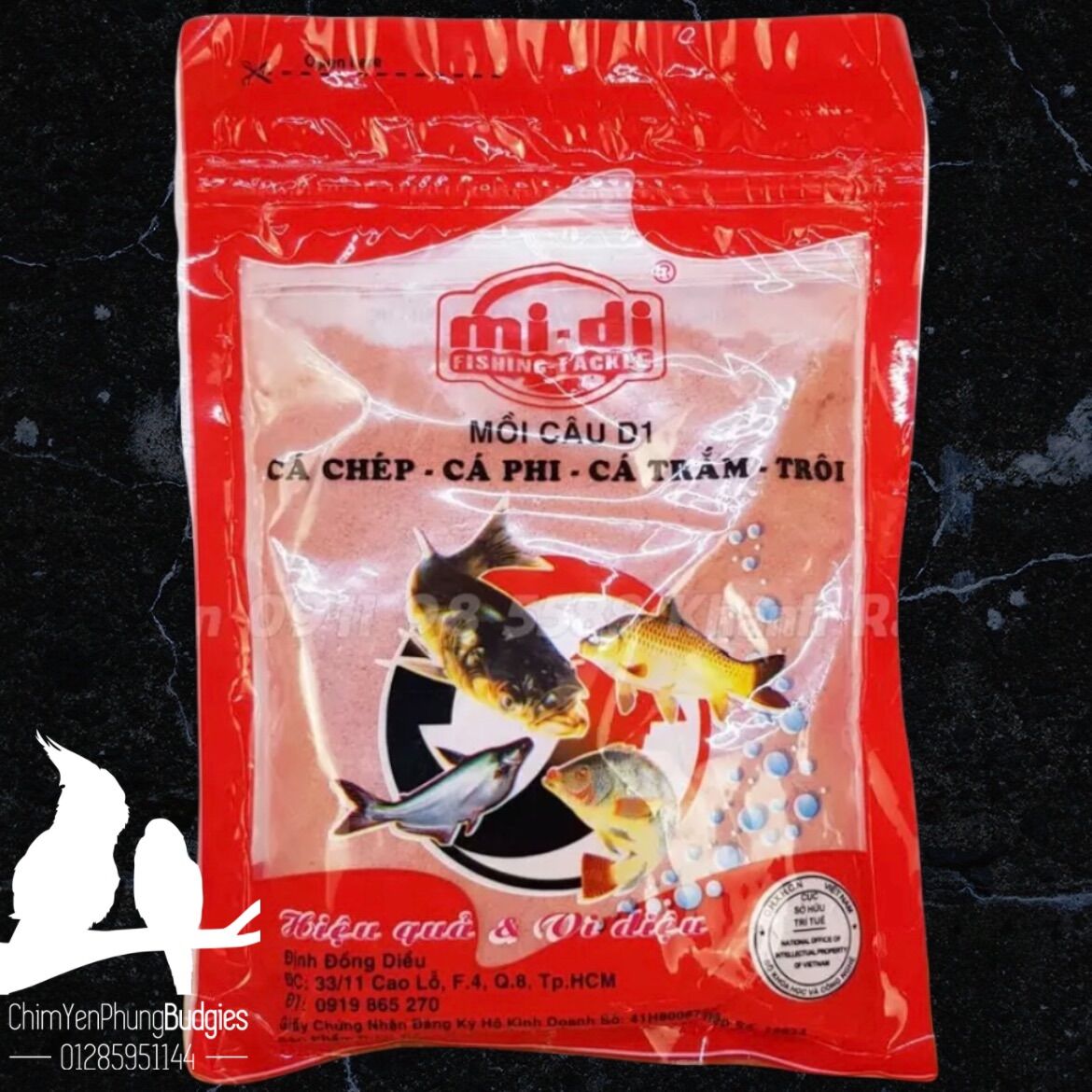 Mồi Câu Cá D1 D2 D3 - Mồi Cám Câu Cá Hiệu Quả Cao - Câu Cá Chép - Cá Phi - Cá Trắm...