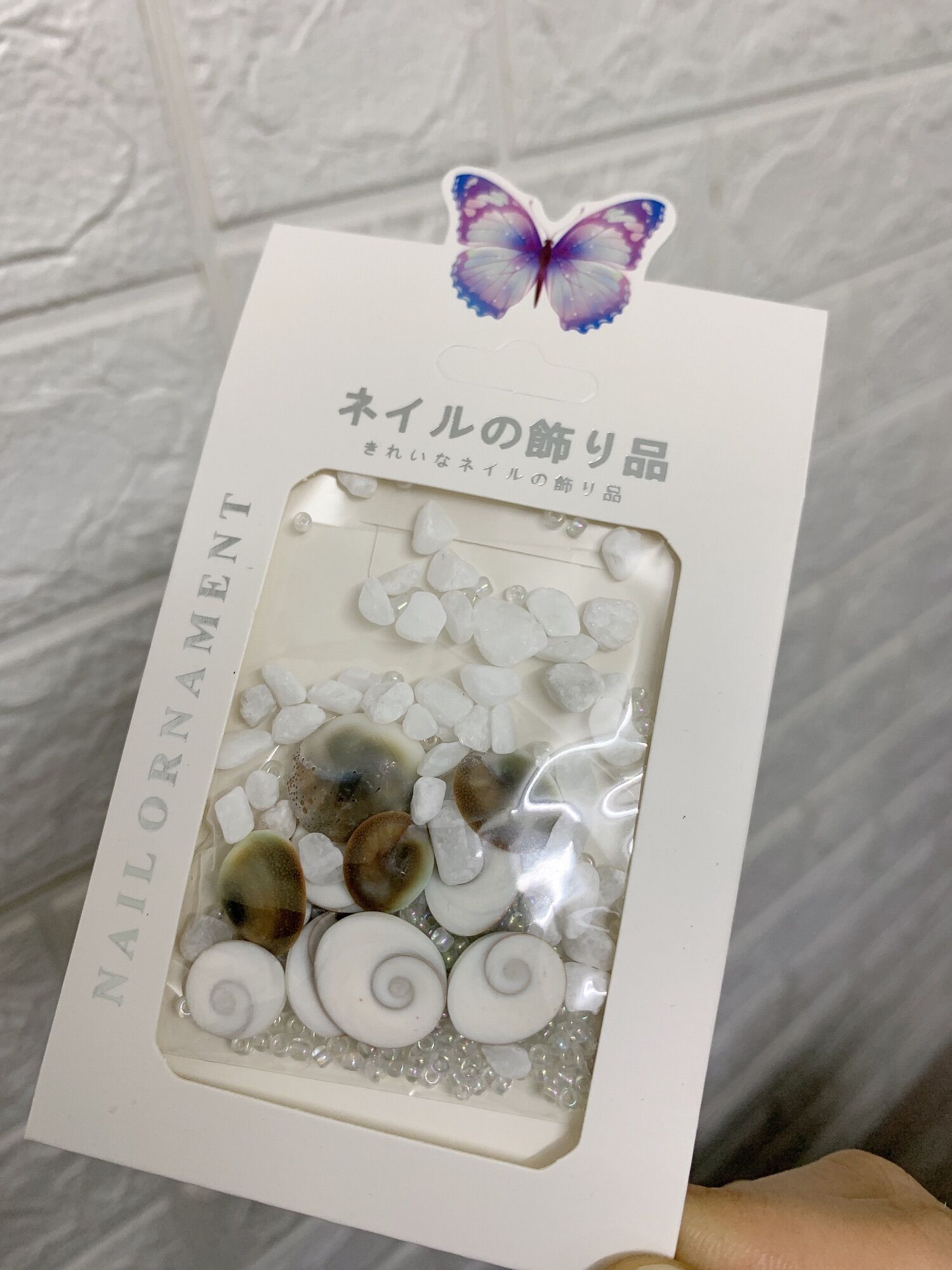 Phụ kiện ốc gắn móng charm ốc đá gắn móng