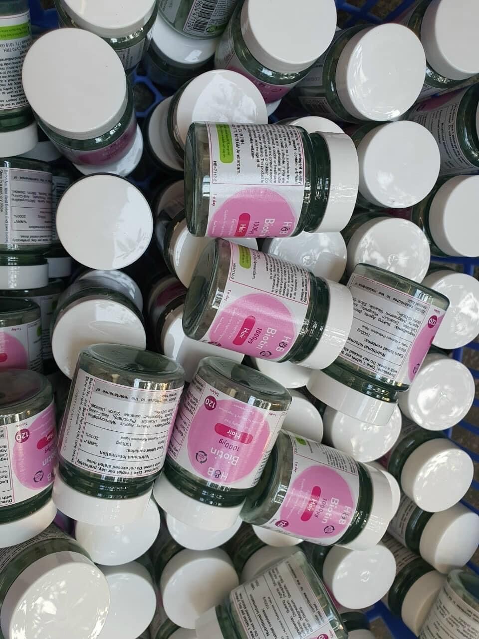 (Mẫu Mới)Viên uống mọc tóc Biotin 120 viên