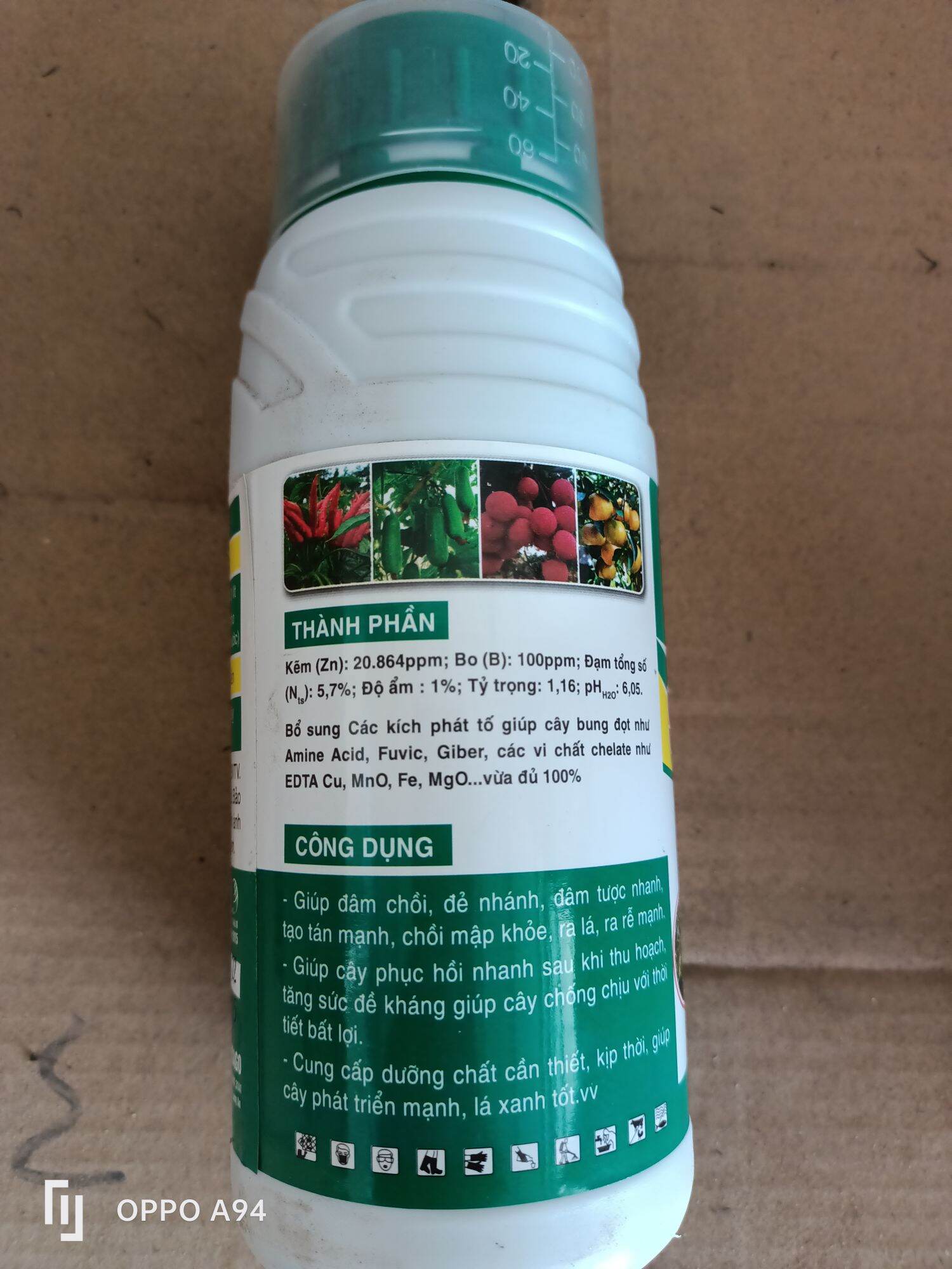 phân FDA -Áo Giáp Kẽm SIÊU ĐÂM CHỒI