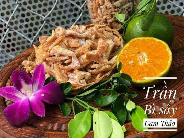 500g mứt trần bì sấy cam thảo