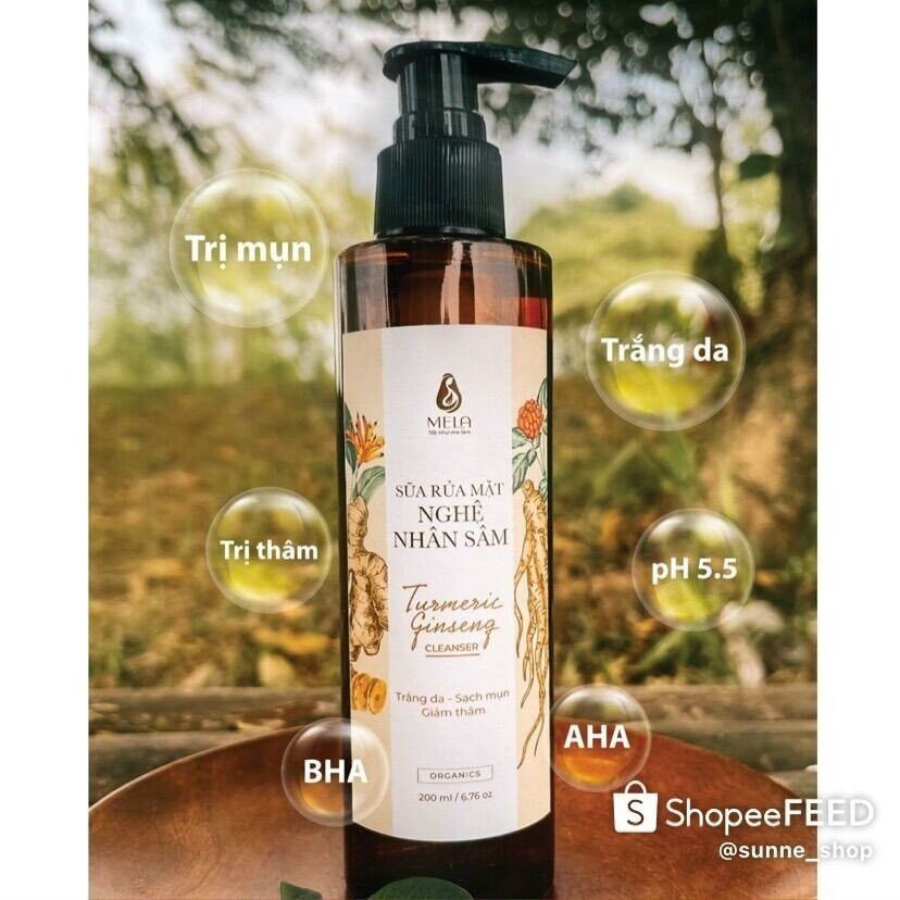Sữa rửa mặt nghệ nhân sâm 200 ml