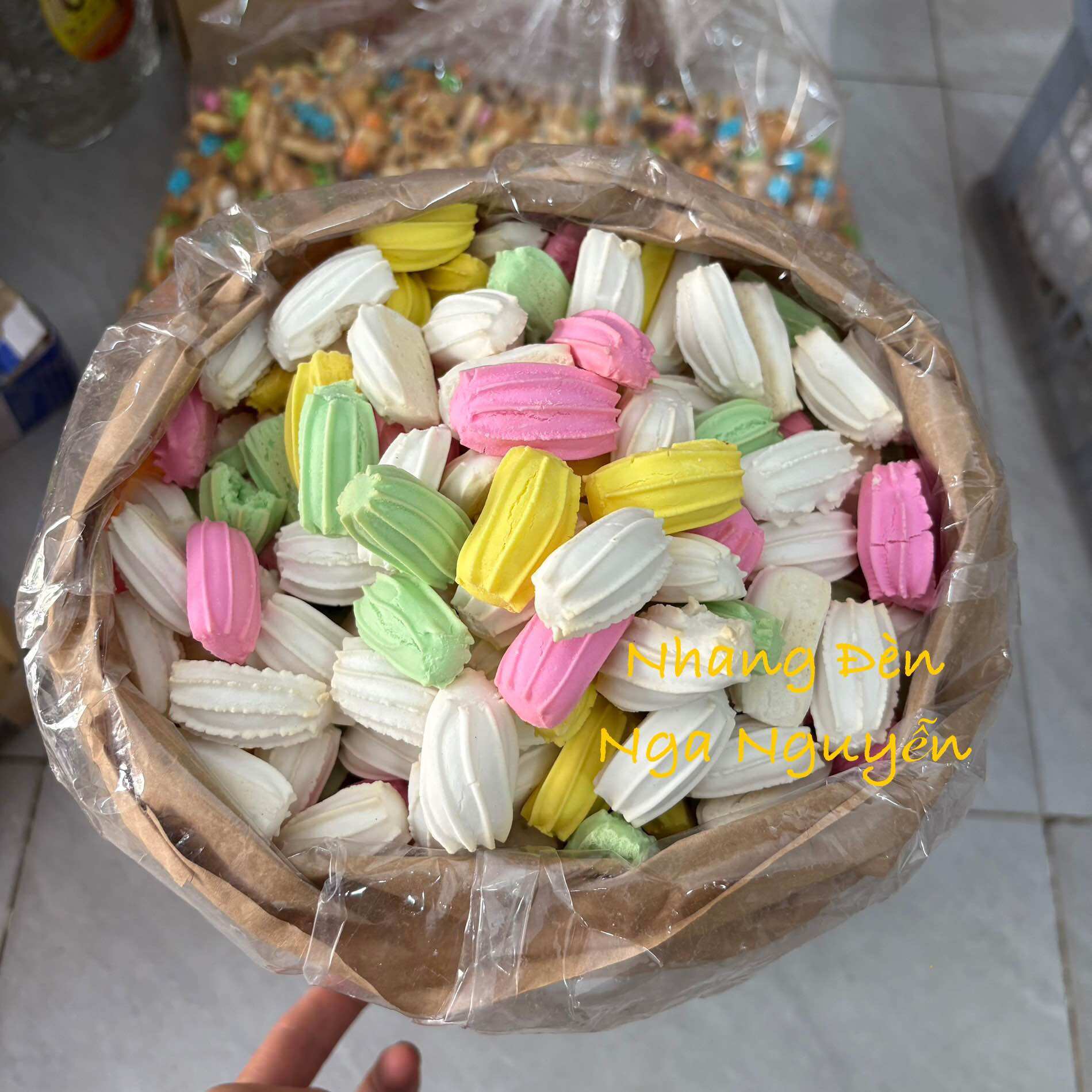 (5 kg) Thùng bánh ngựa bông cúng cô hồn/Bánh men sữa giá sỉ