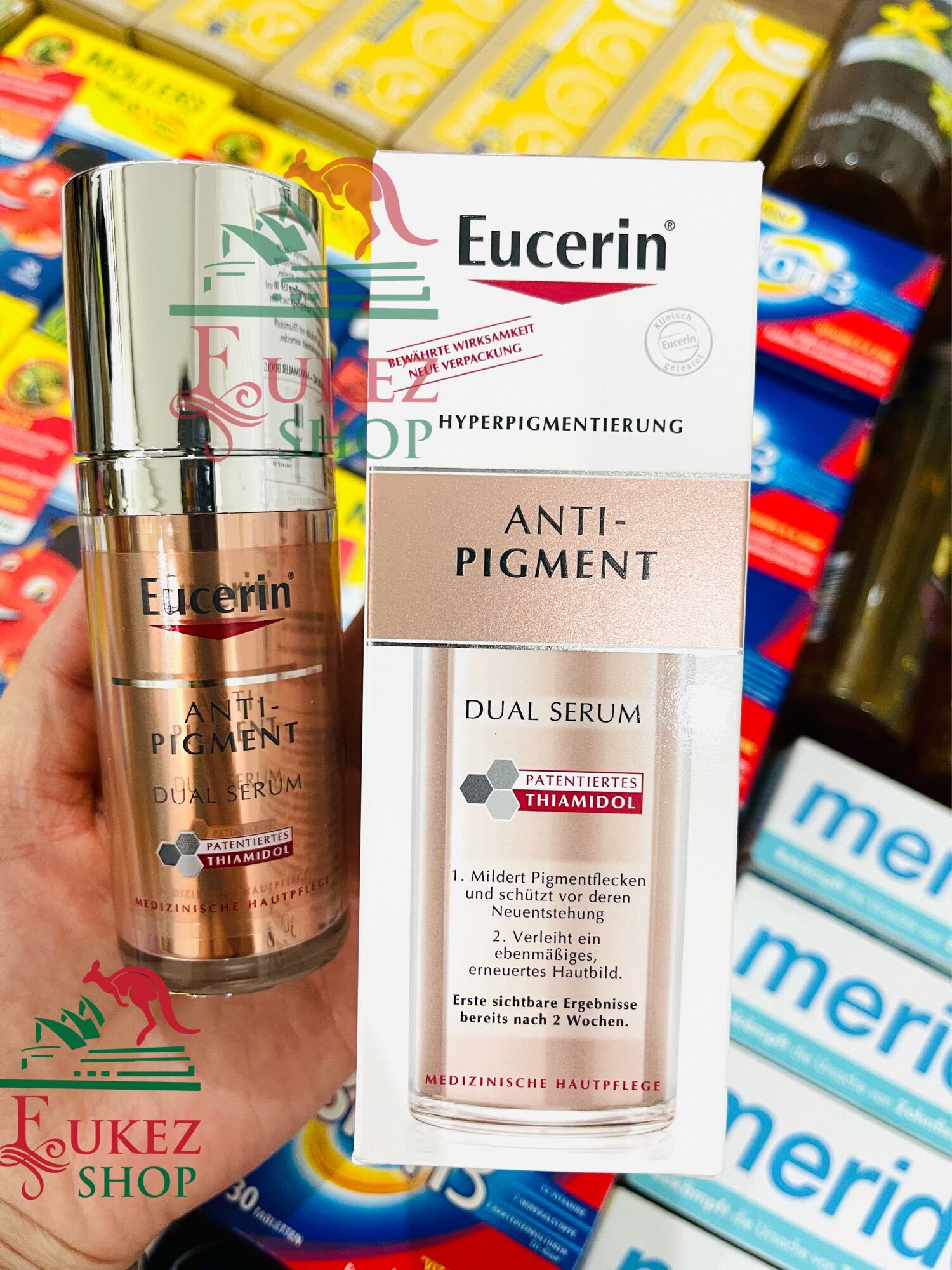Serum giúp giảm thâm nám sau 2 tuần Eucerin 50ml