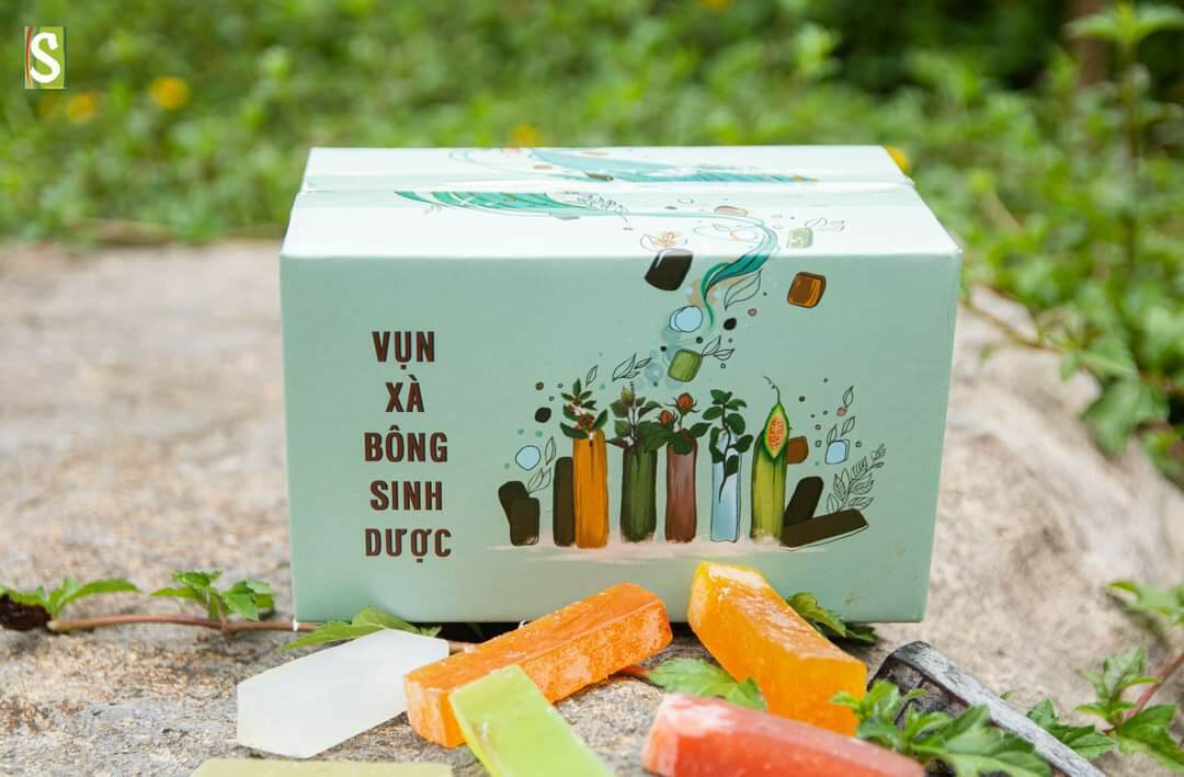 Vụn xà bông Sinh Dược - tặng 2 túi lưới