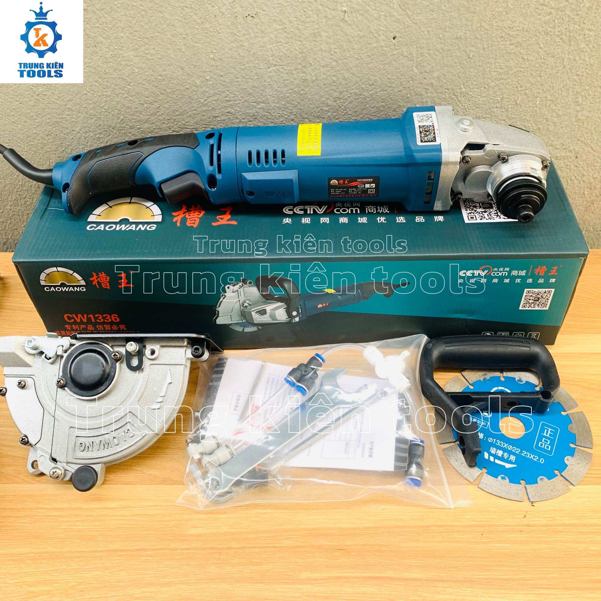 Máy Cắt rãnh tường CaoWang 1336