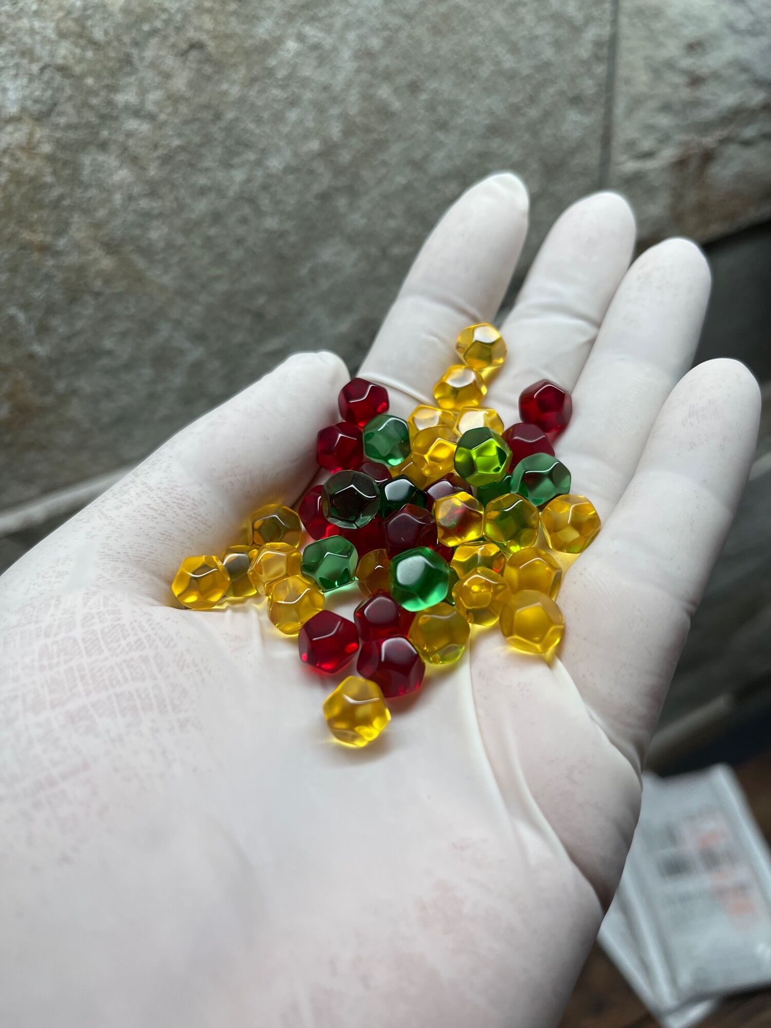 1 viên bi hạt lựu nhiều Size