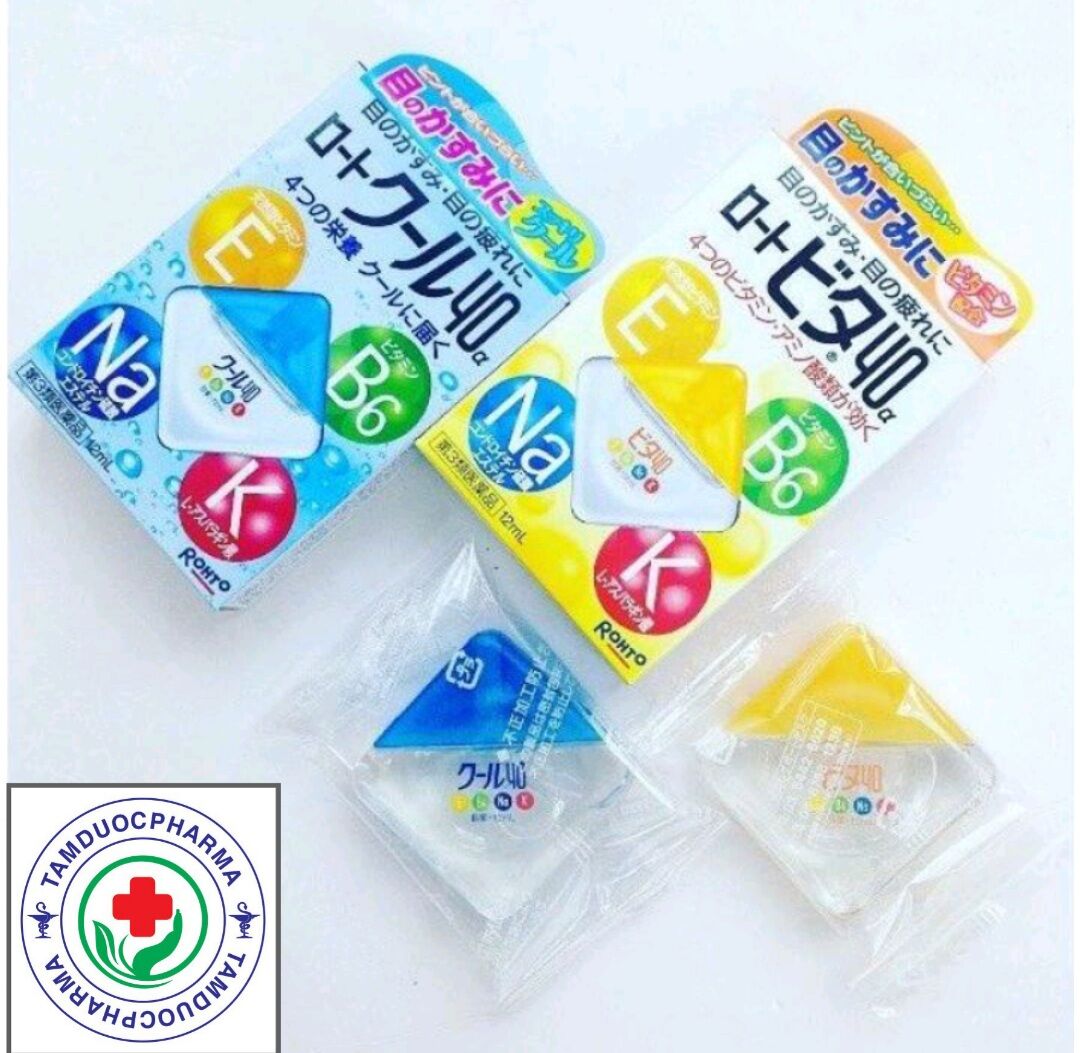 Nhỏ dưỡng mắt Rohto nhật