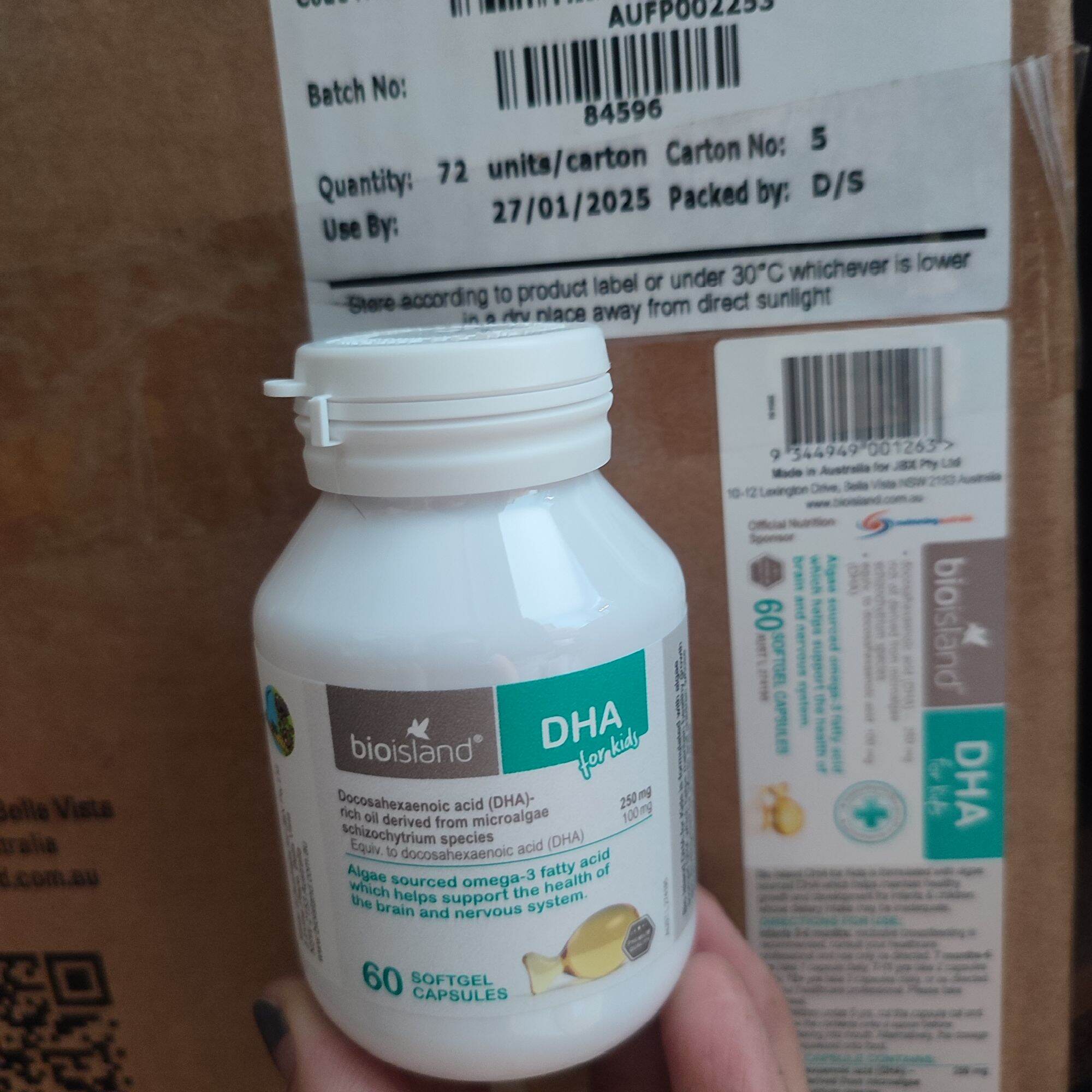Dha bioisland của úc 60 viên