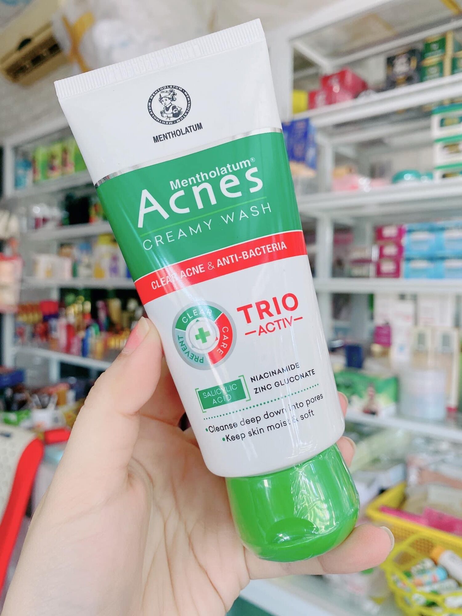 Sữa Rửa Mặt Acnes TRIO 100g