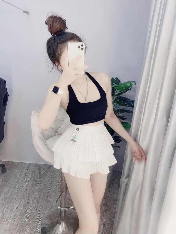 Sét váy kèm áo yếm hàng đẹp chuẩn