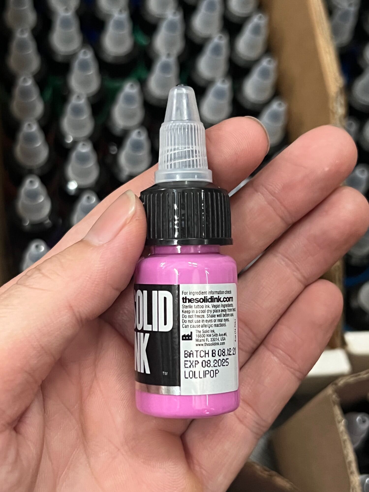 Mực xăm solid chính hãng 15ml