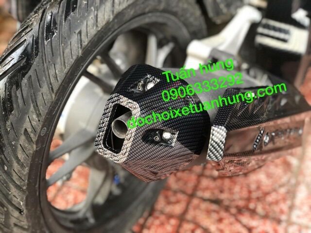Chụp Đuôi Pô Vario 150 Carbon