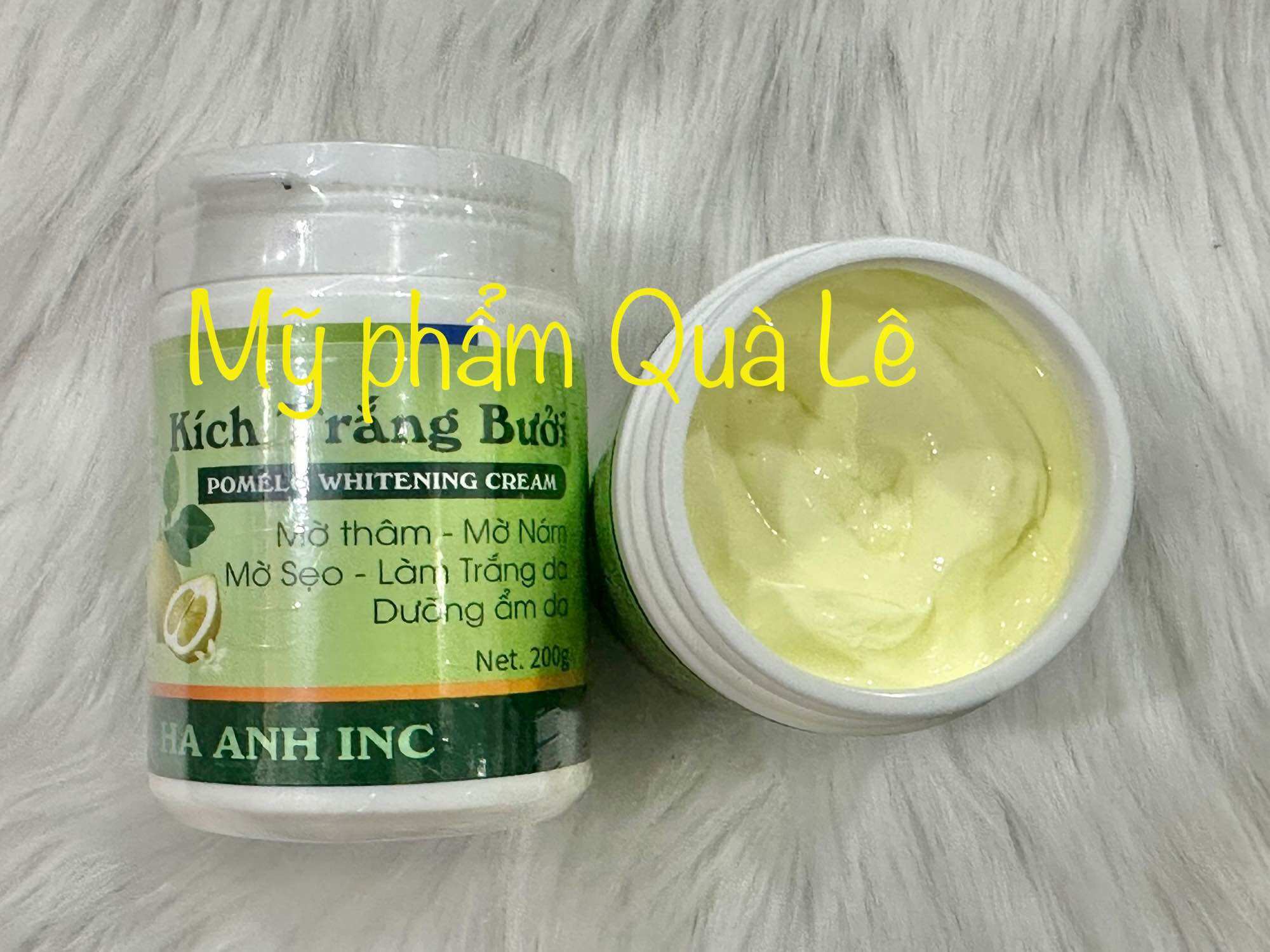 Kem kích trắng bưởi hủ 200g