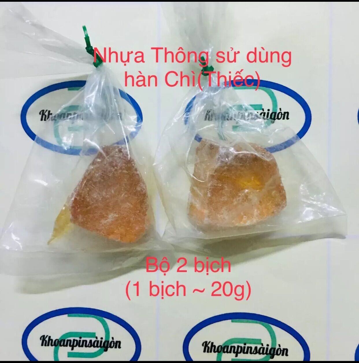 Nhựa Thông hàn chì, bộ 2 bịch