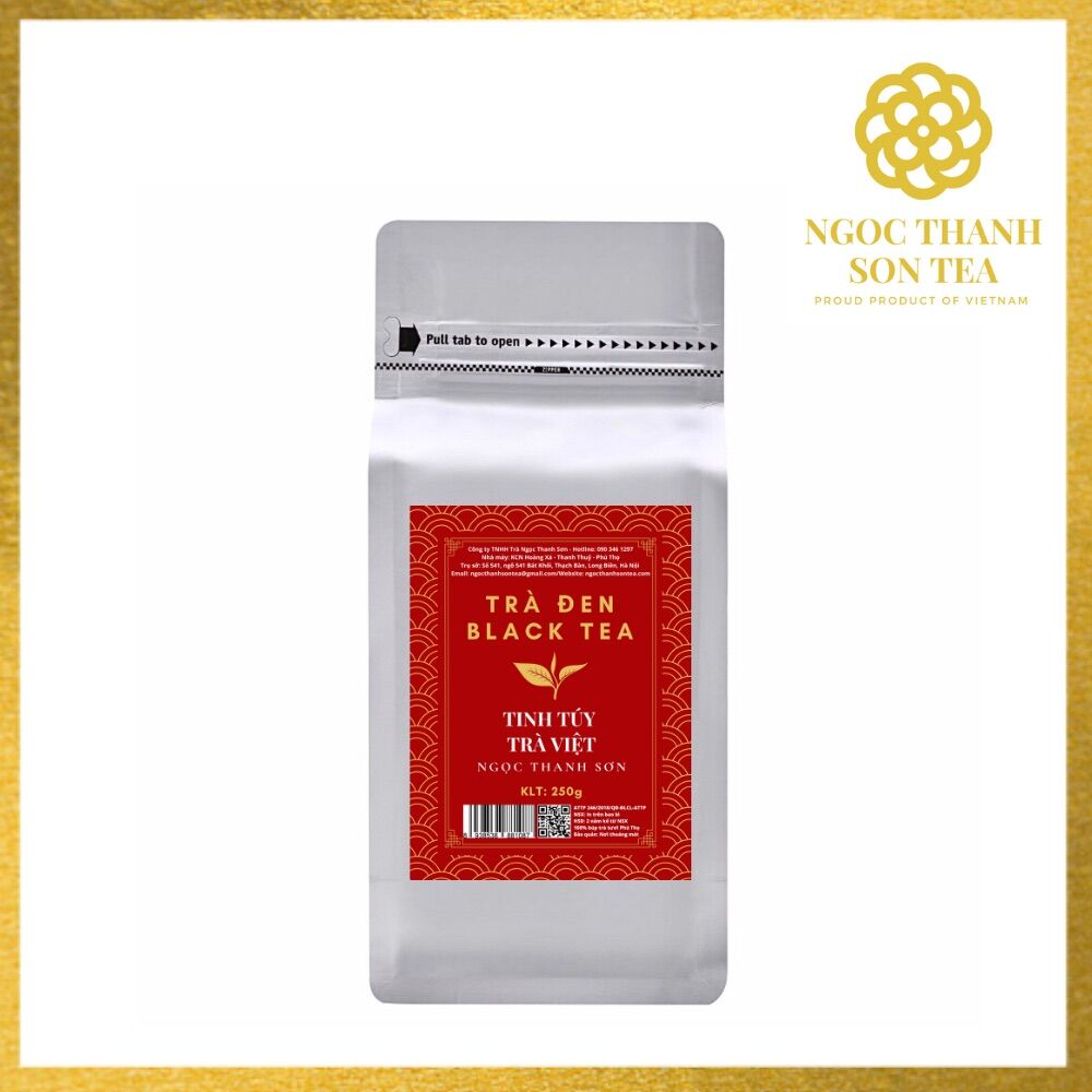 Trà Đen Ngọc Thanh Sơn nguyên liệu pha chế trà sữa trân châu 250g - Gian hàng chính hãng