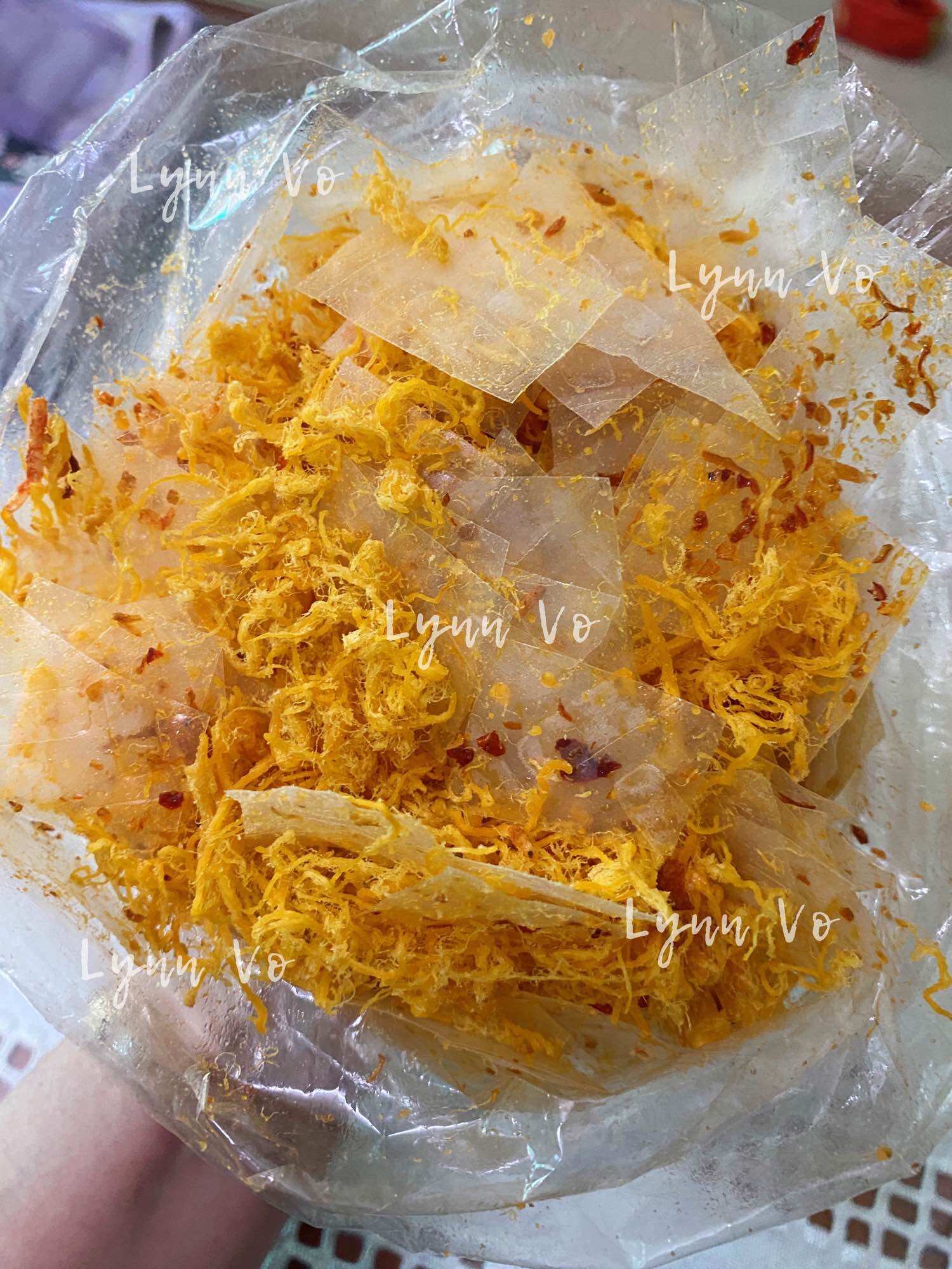 Bánh tráng SaTe TỎI,CHÀ BÔNG (túi zip 250gr)