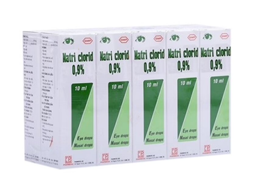 Nhỏ mắt mũi natri clorid 0,9% pharmedic
