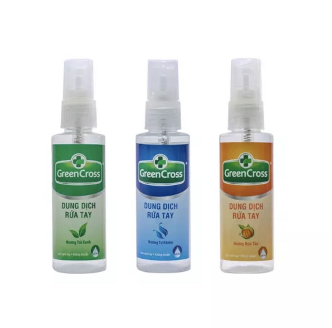 Xịt rửa tay khô Green Cross chai 70ml