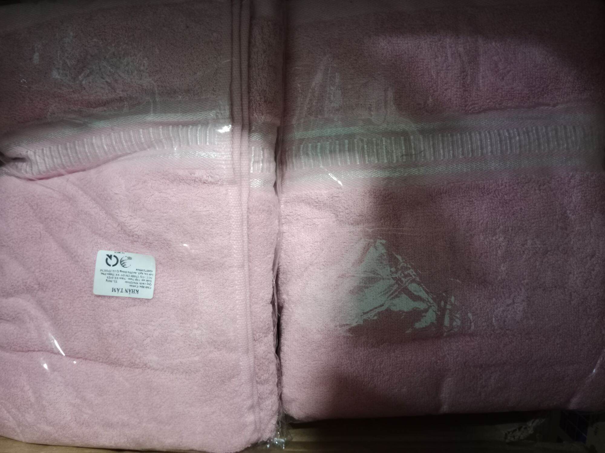 Khăn tắm Cotton 60x120cm hàng Việt Nam [trọng lượng 300g]