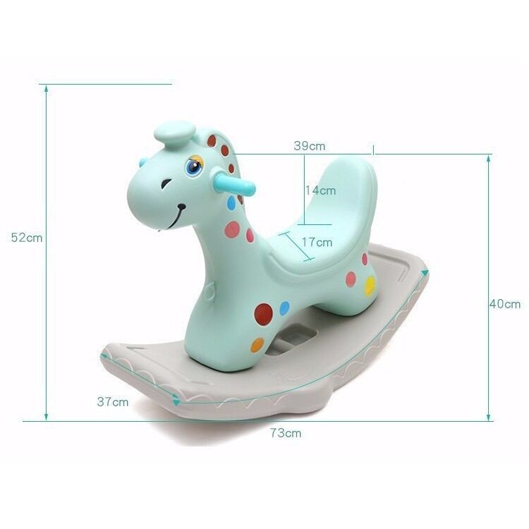 NGỰA BẬP BÊNH CHO BÉ YÊU 2 IN 1