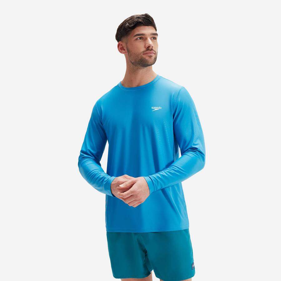 Speedo áo bơi chống nắng nam prnt swimtee 8-00303015755