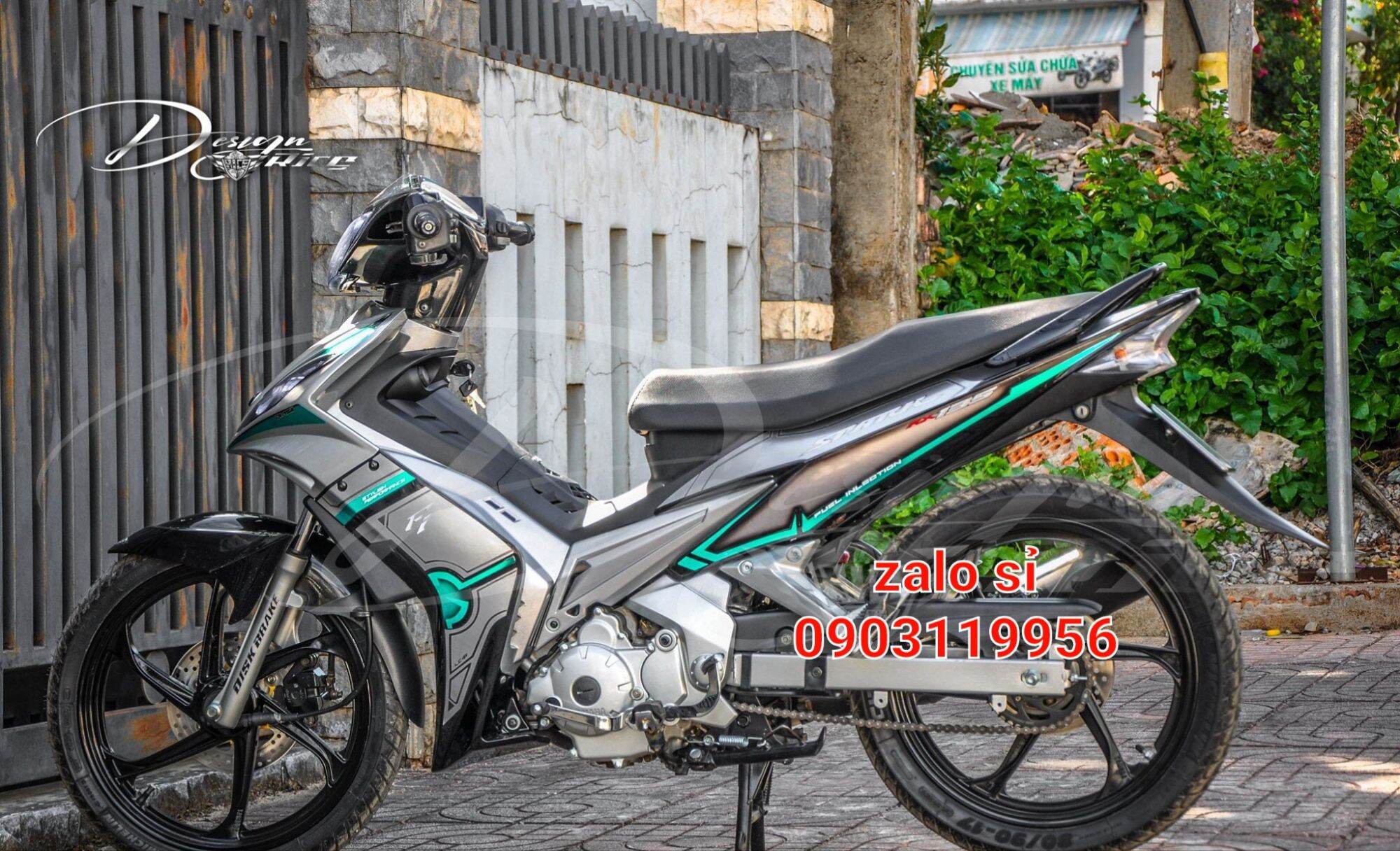 Tem rời exciter 2010 đen bạc