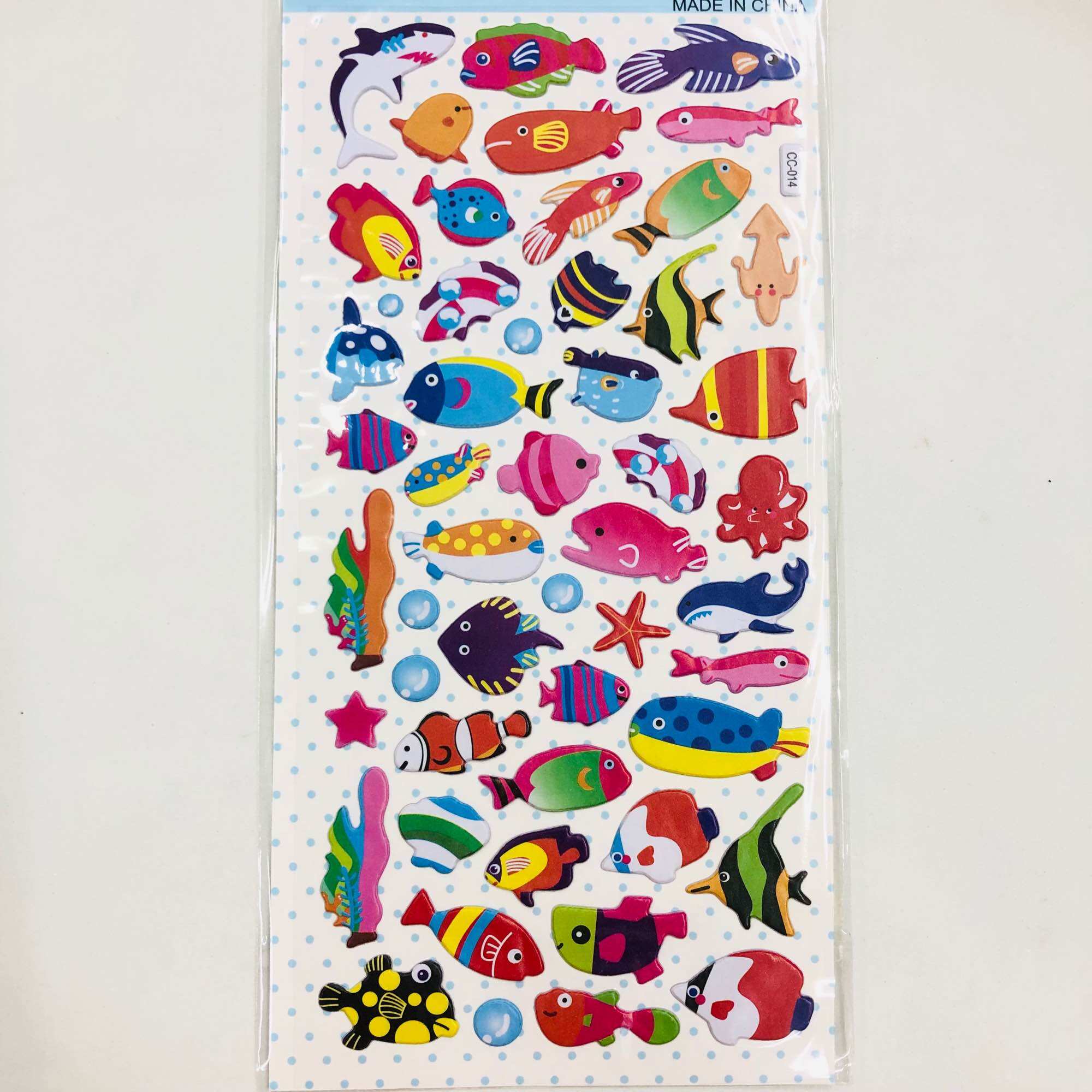 Vỉ 100 Sticker nổi 3D mini, Sticker trang trí siêu cute
