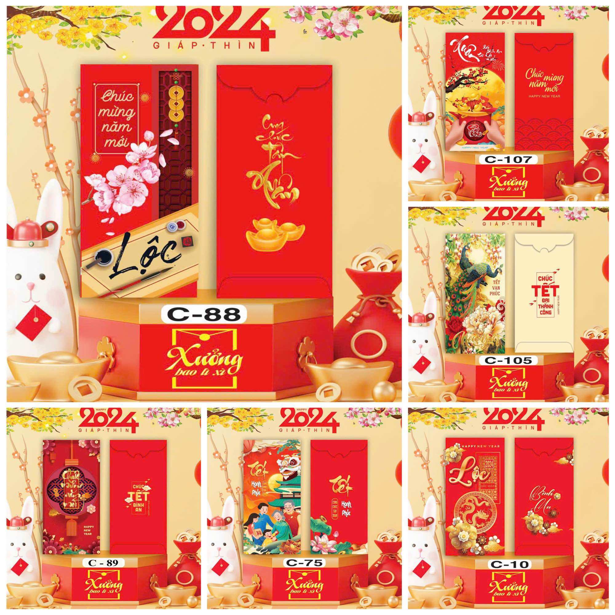 Bao lì xì tết 2025